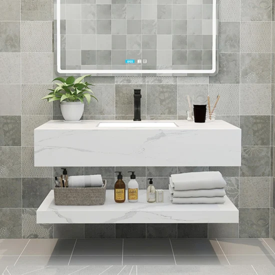 Мраморная раковина Lavabo, большой туалетный столик с твердой поверхностью, ванная комната, настенный подвесной искусственный камень, китайская раковина для туалетного столика